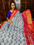 50% offer ikkat pattu sarees 
Silk mark certified