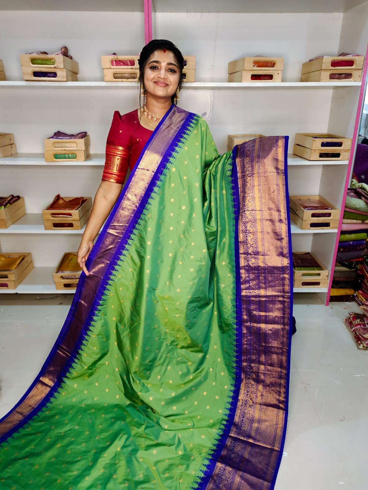 Ashadam sale gadwal silk saree