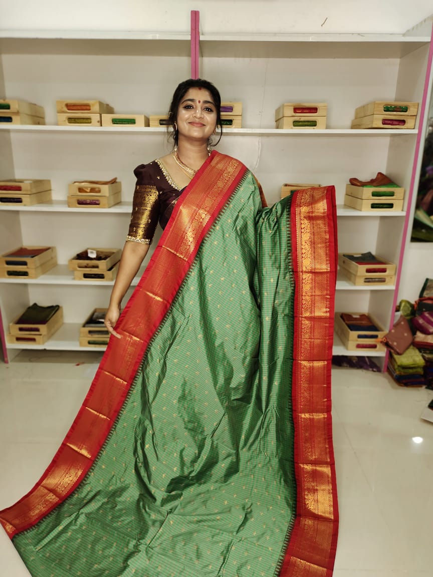 Ashadam sale gadwal silk saree