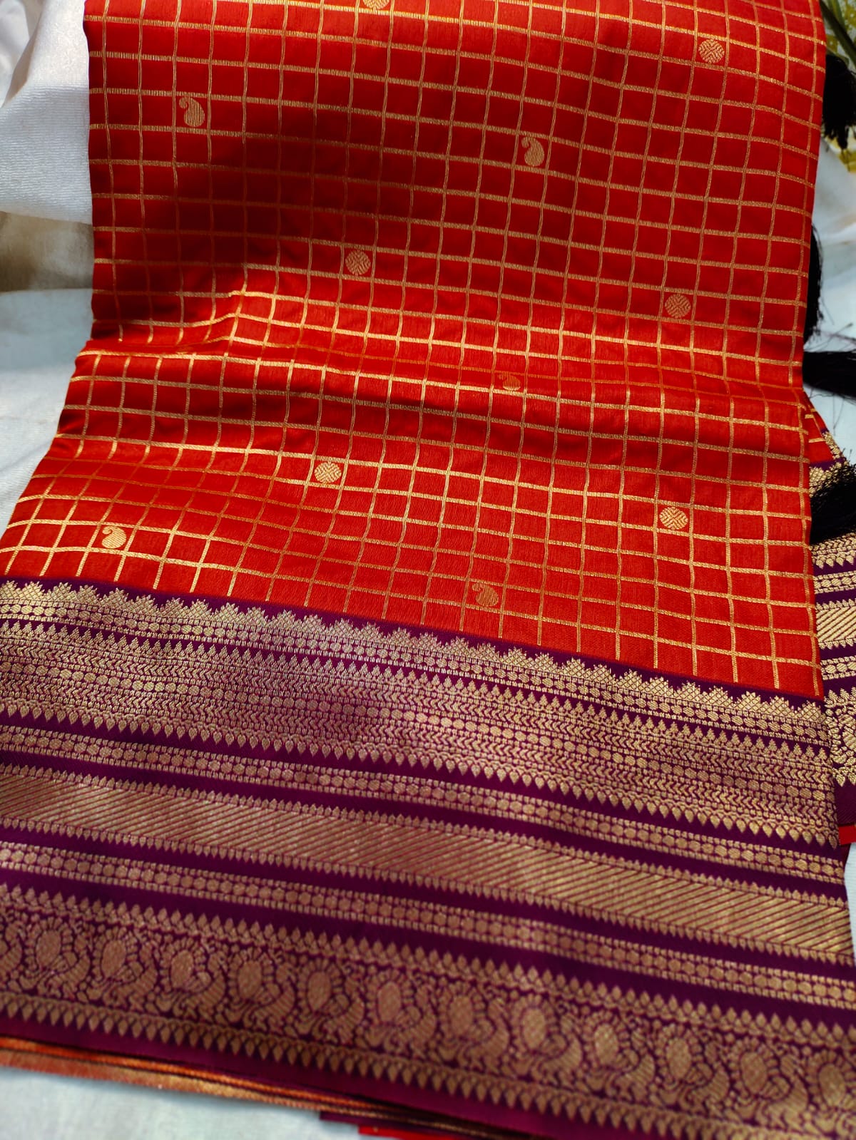 Vintage gadwal silk