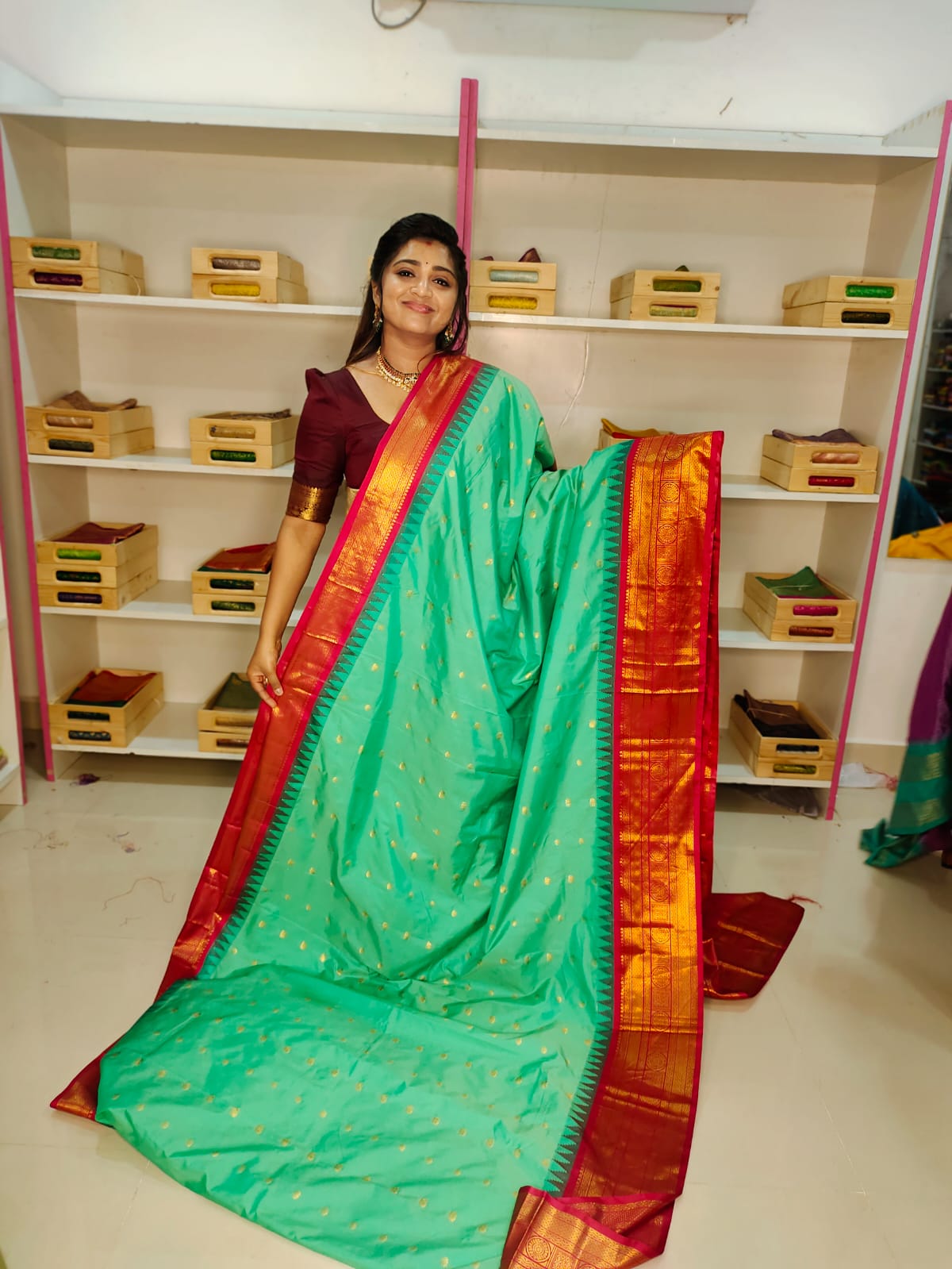 50% offer gadwal silk sarees