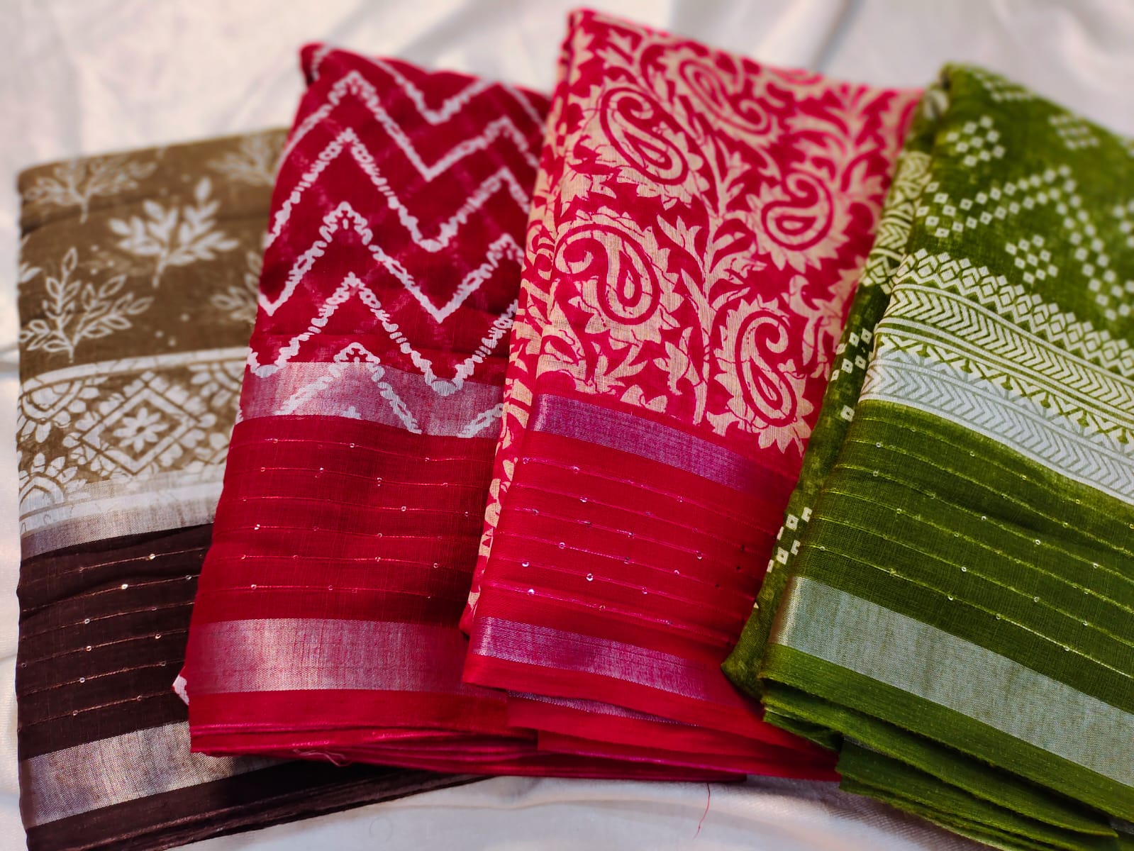 1+3 dola silk saree