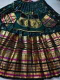 Vintage gadwal lehangas