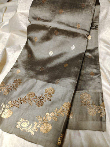 100% silk mark certified green Mango silk saree