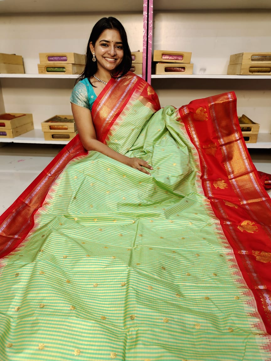 65% offer gadwal silk saree