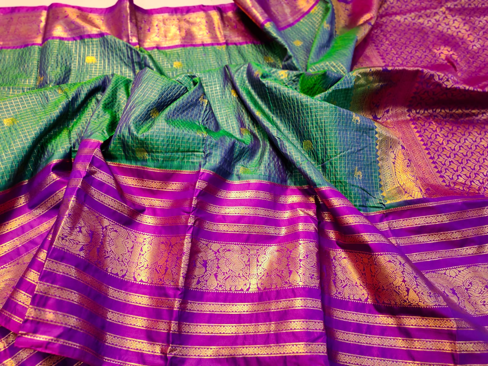 Vintage gadwal sarees