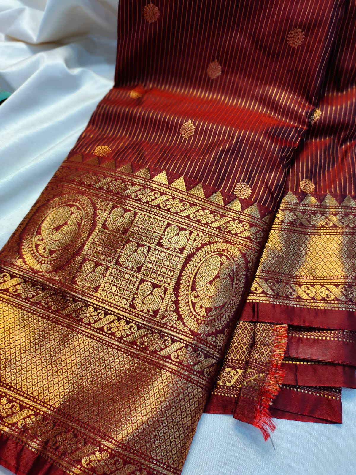 Vintage gadwal sarees