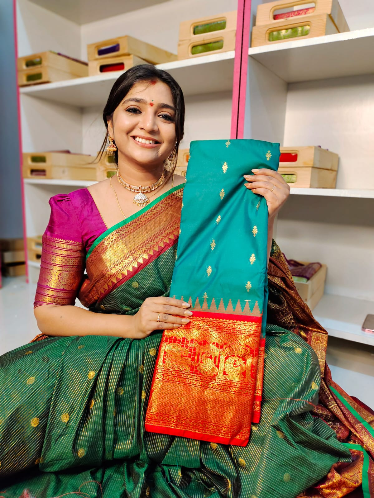 Sravanamasam gadwal silk