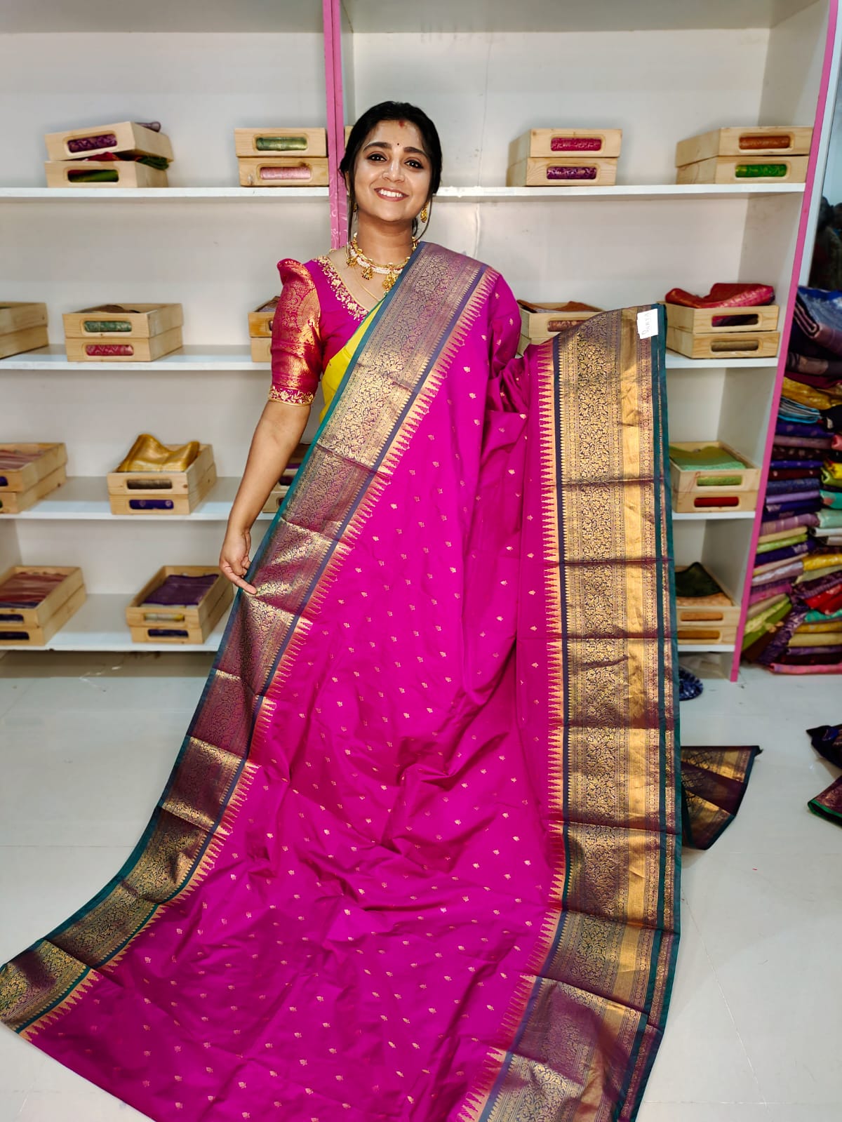 Ashadam sale gadwal silk saree