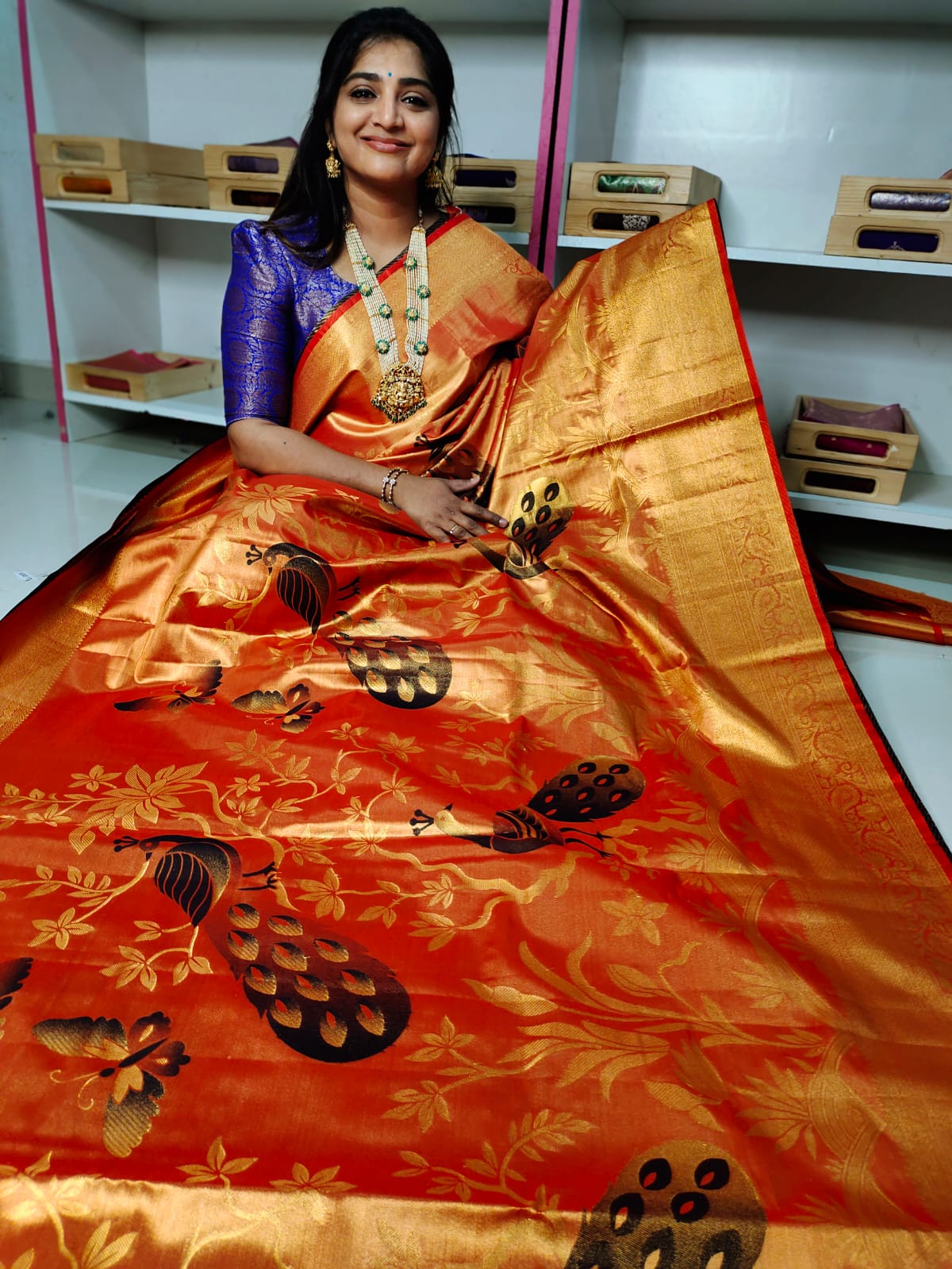 90% ఆఫర్ కంచి పట్టు సేకరణ