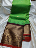 Ashadam gadwal silk saree