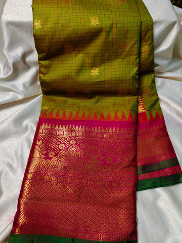 Vintage gadwal silks