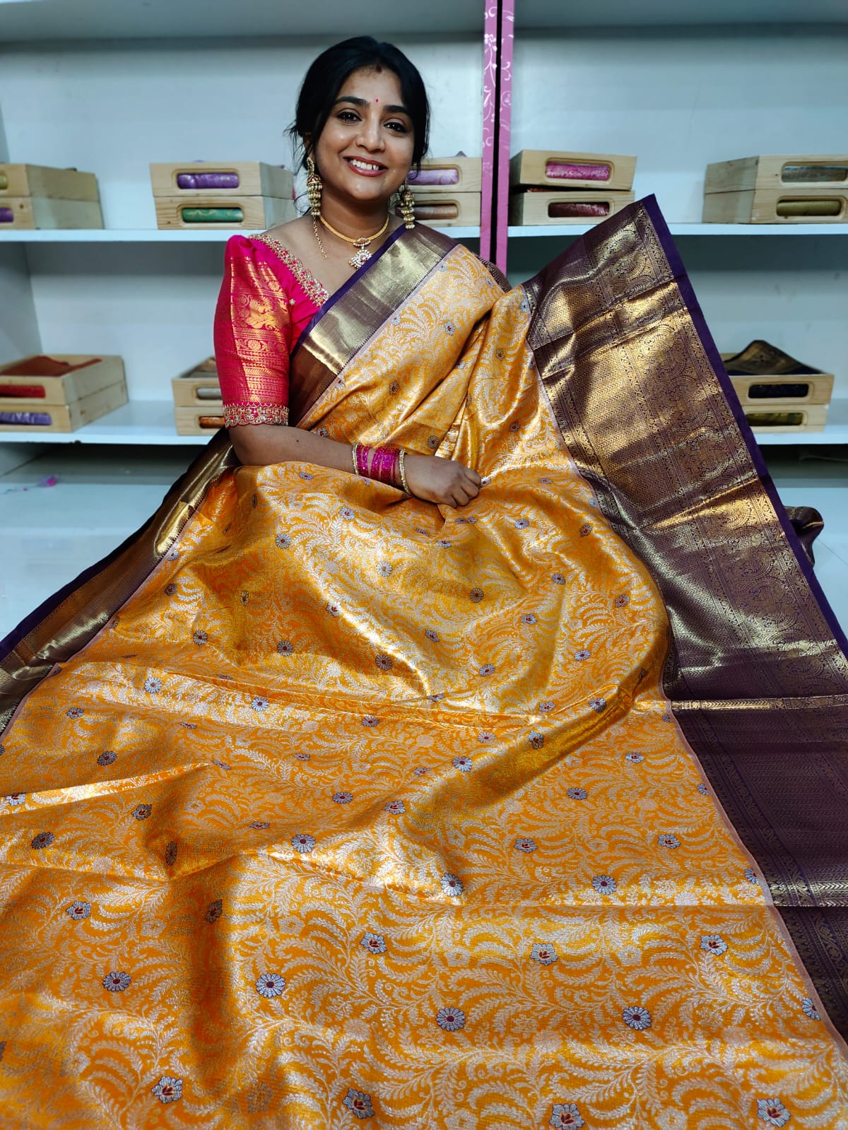 90% offer Kanchi pattu collection