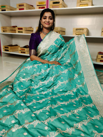 Katan banarasi silk