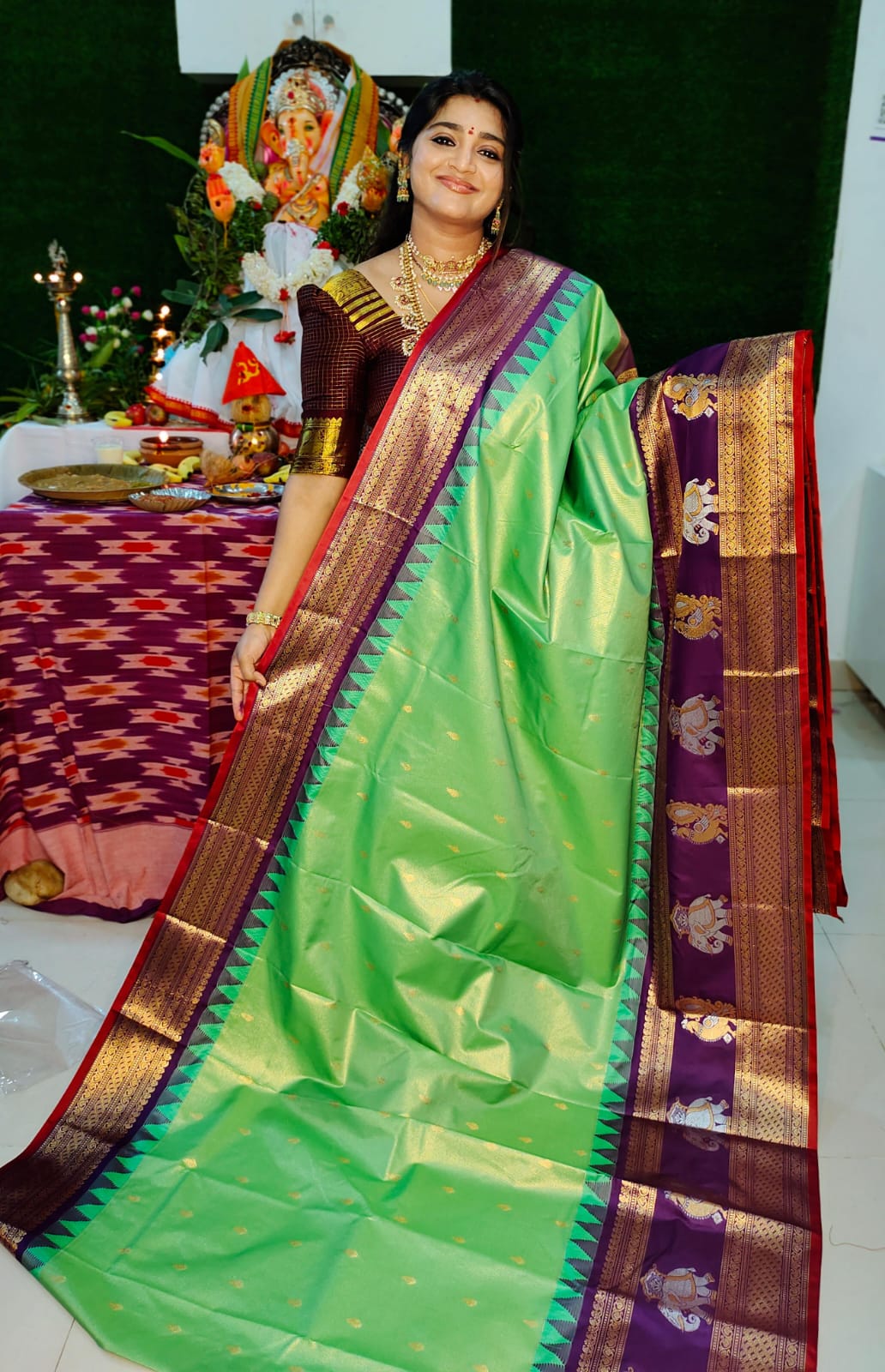 Vitange gadwal silk saree