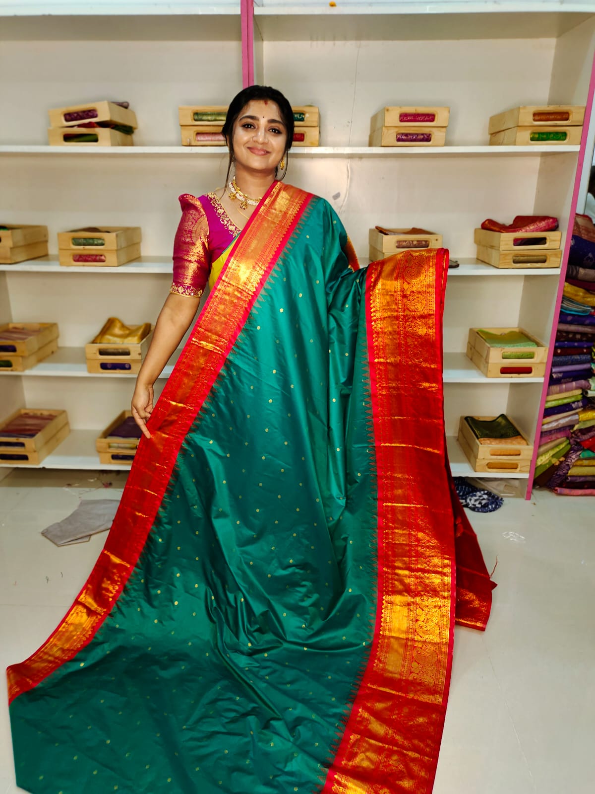 Ashadam sale gadwal silk saree