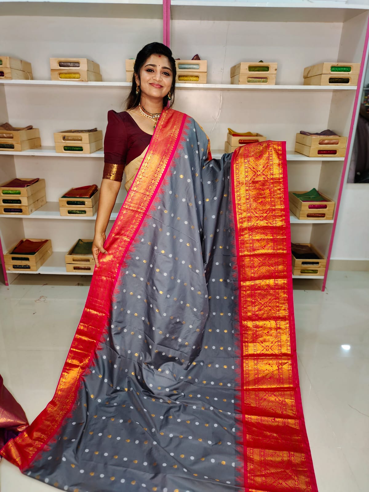 50% offer gadwal silk sarees