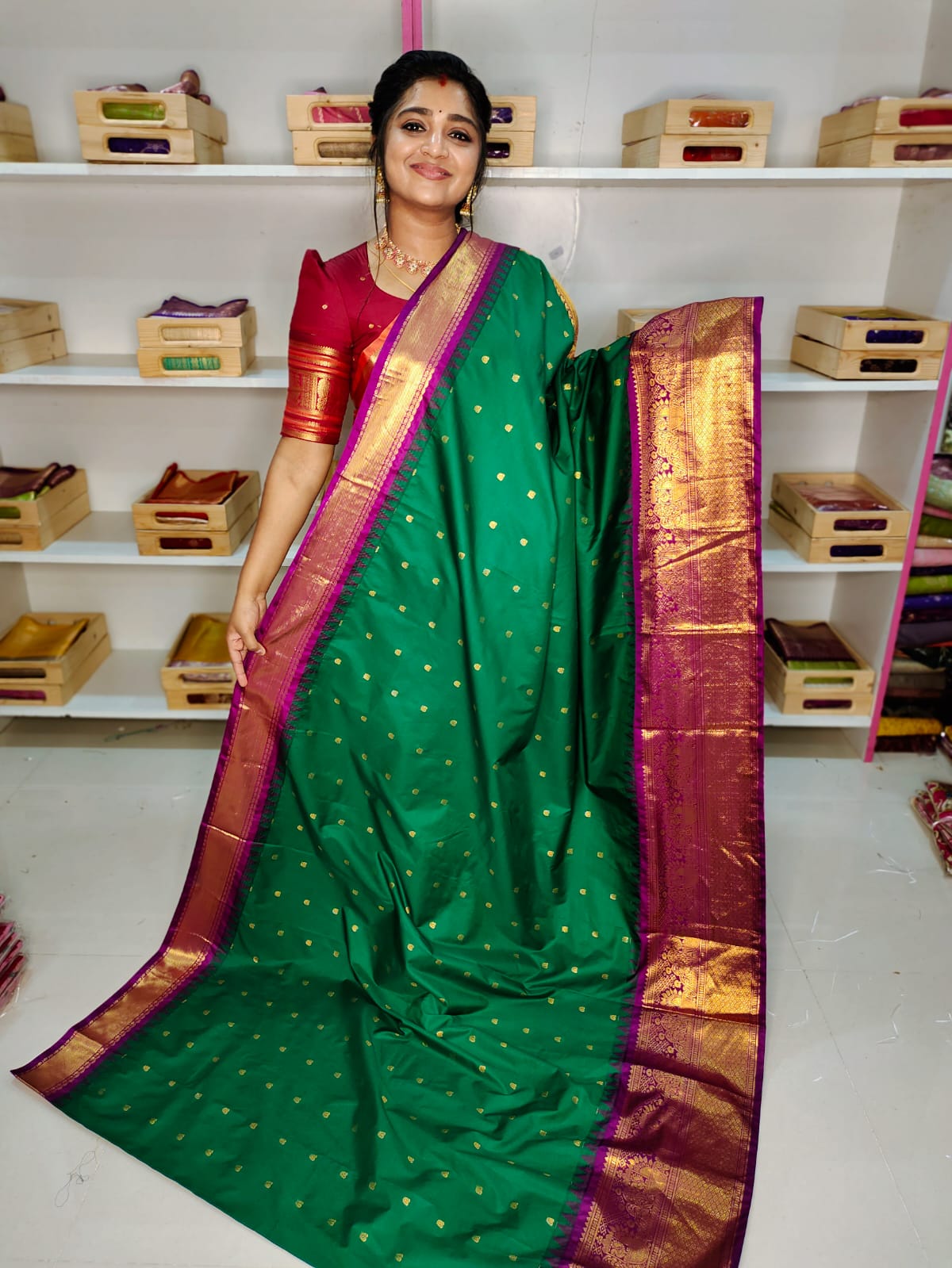 Ashadam sale gadwal silk saree