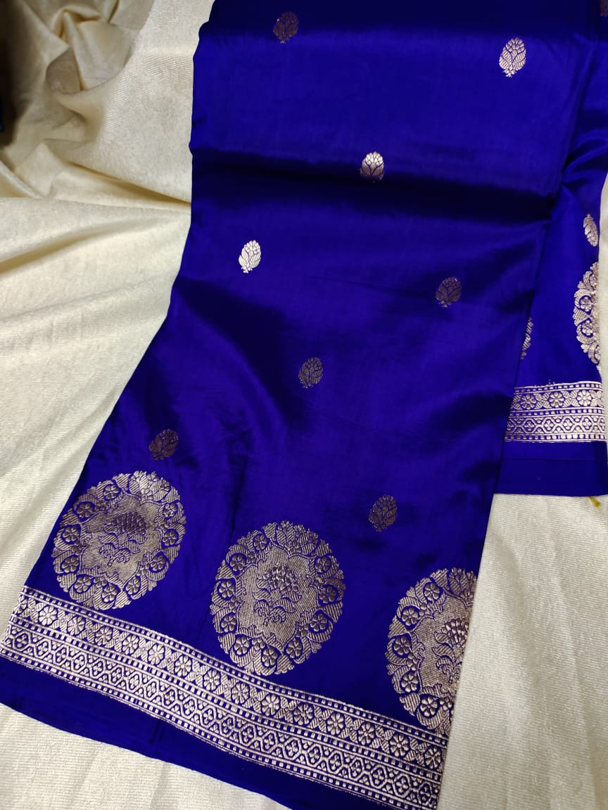 100% silk mark certified green Mango silk saree