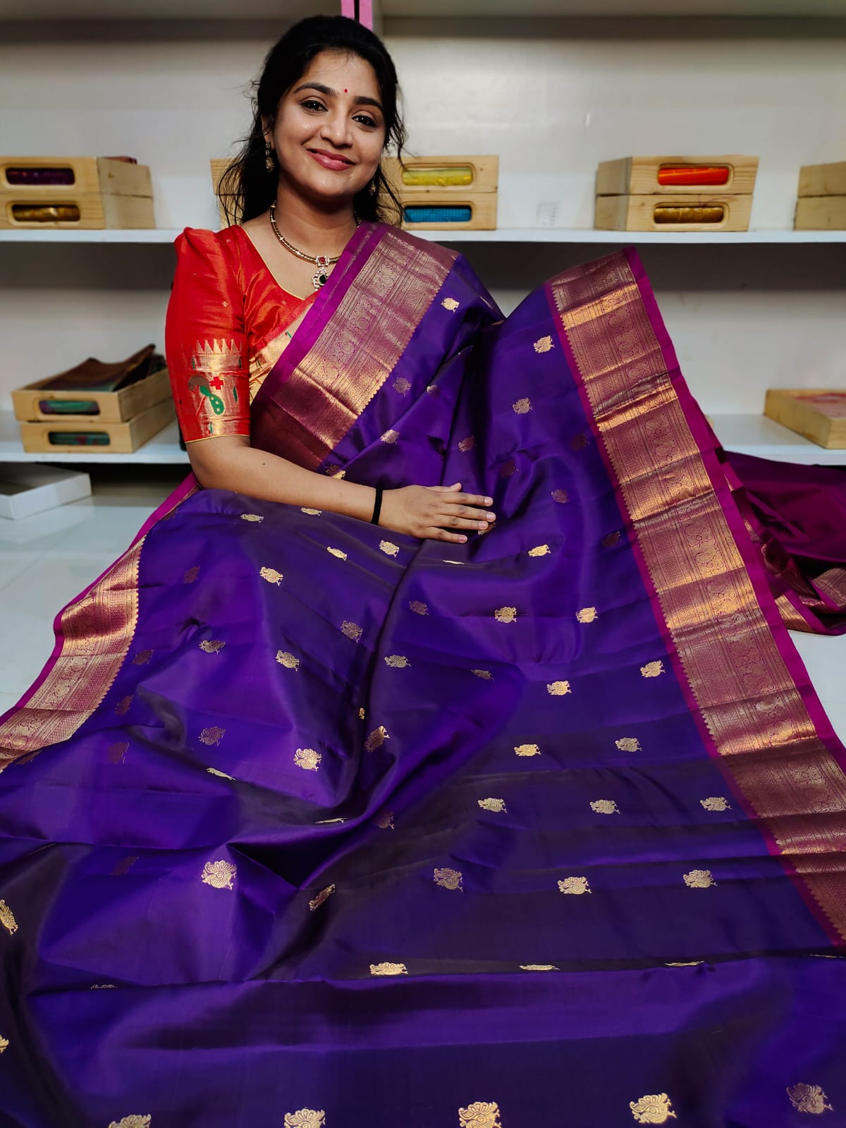Pure handloom silk mark vintage kanchi pattu sarees