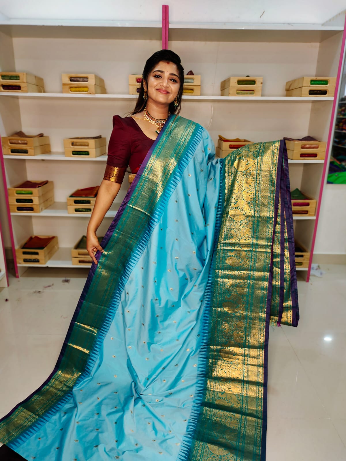 50% offer gadwal silk saree