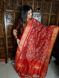 Ikkat duppata 
100% silk Mark certified