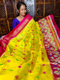 50% offer ikkat pattu sarees 
Silk mark certified