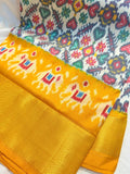 50% Offer Ikkat Pattu Saree