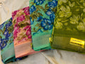 1+3 linen sarees