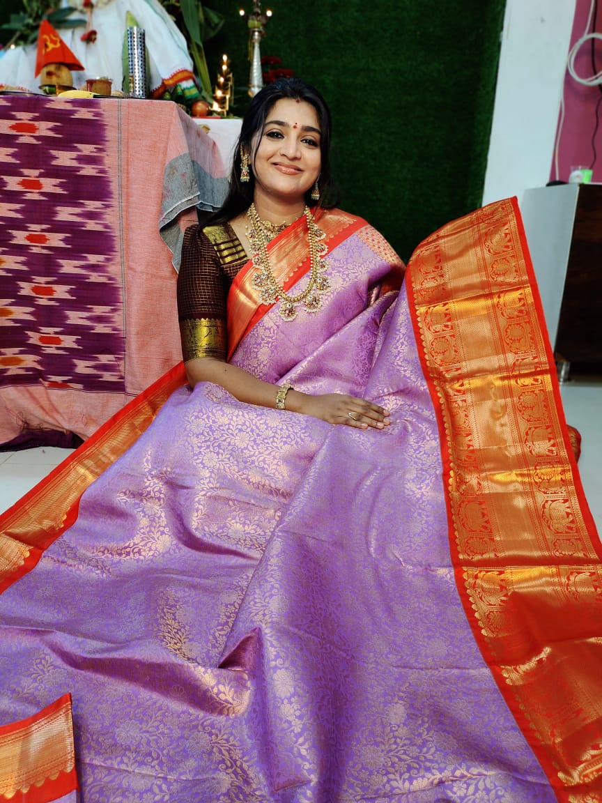 Lavender kanchi