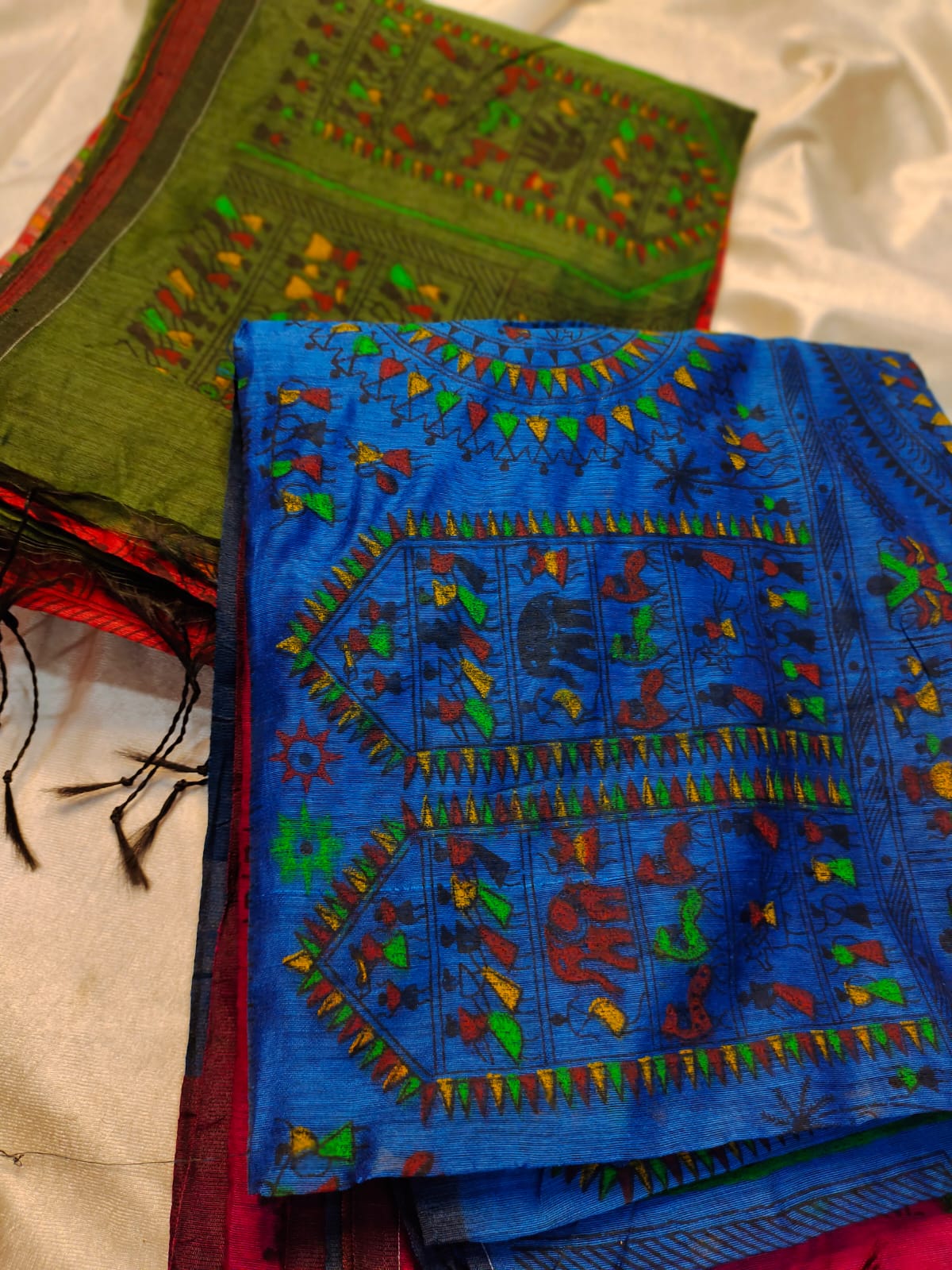 1+1 kadhi cotton saree