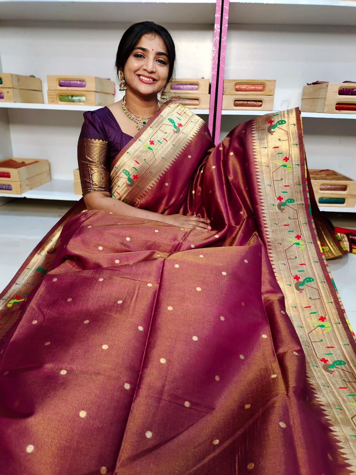Banarasi tishu saree