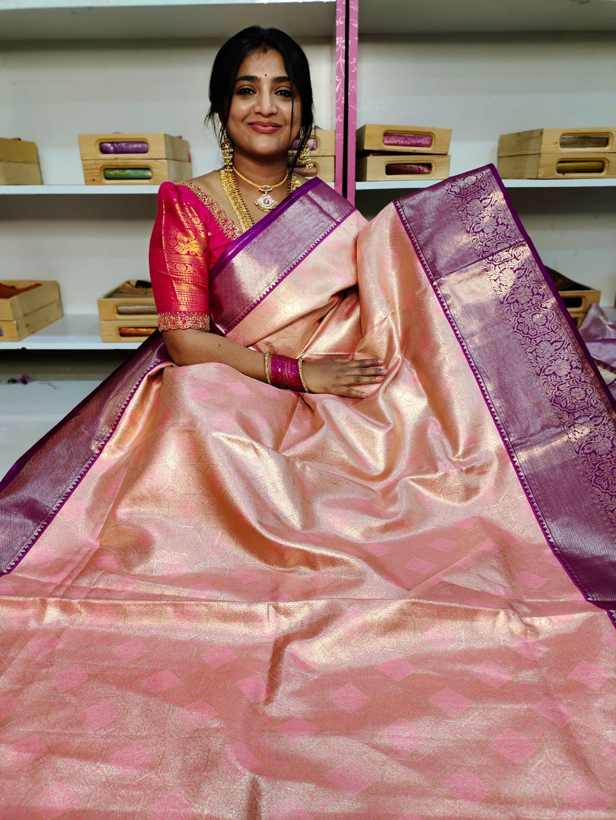 90% offer Kanchi pattu collection