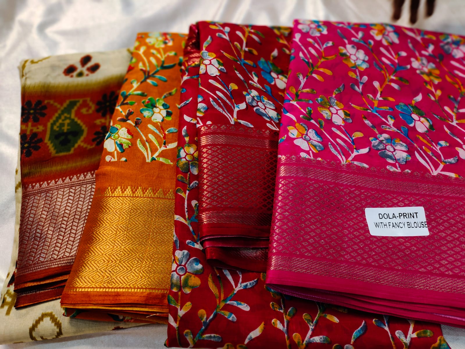 1+3 dola silk saree