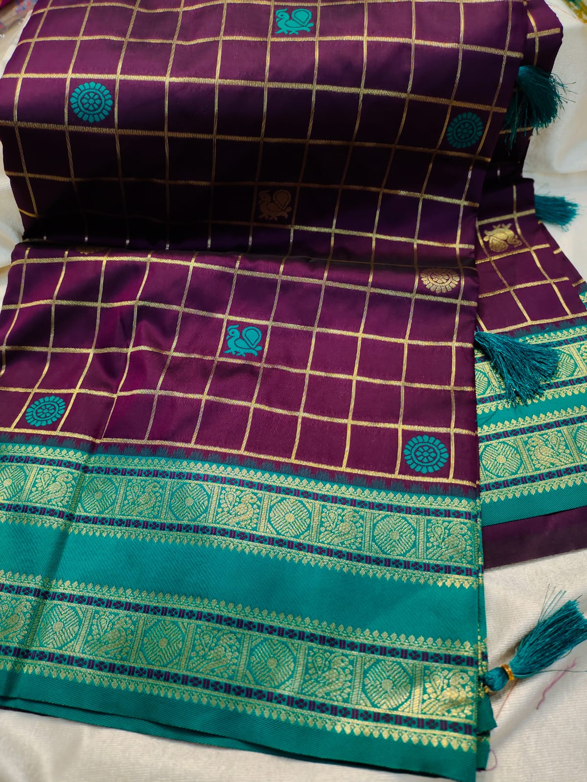 Vintage gadwal silk