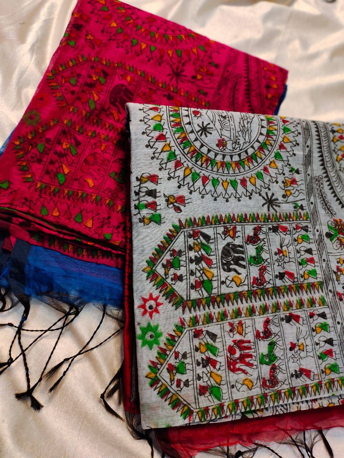 1+1 kadhi cotton saree