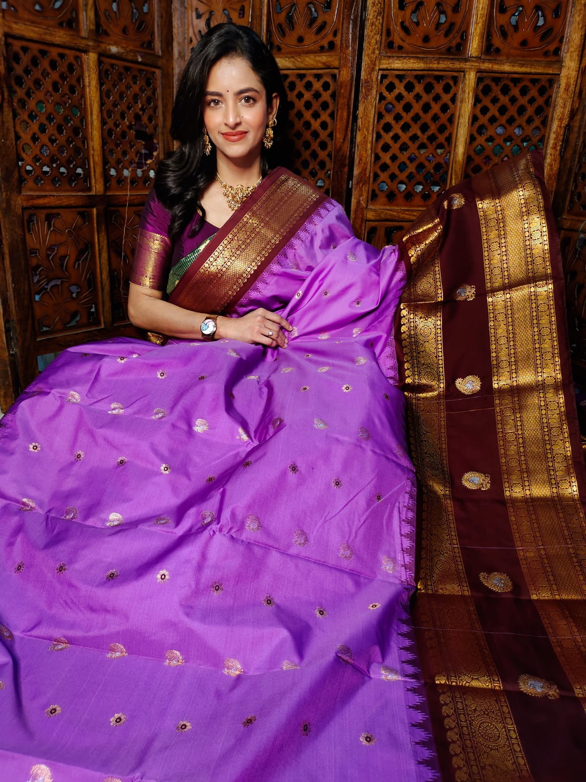 60% offer gadwal silk sarees