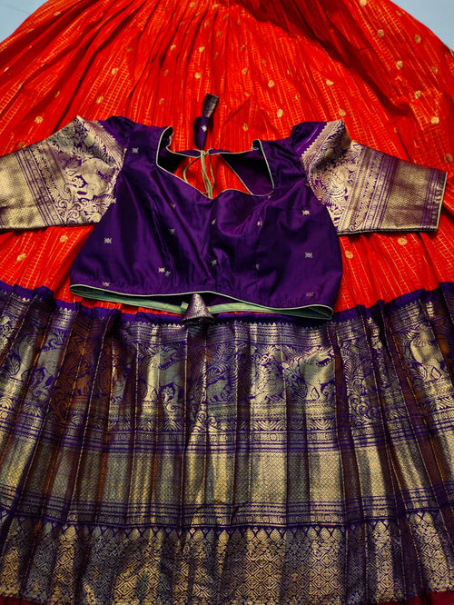 Ashadam gadwal lehangas sale