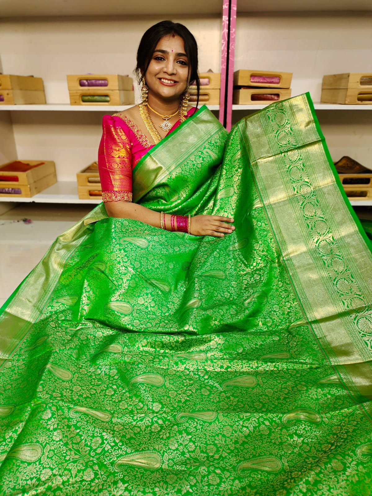 90% offer Kanchi pattu collection
