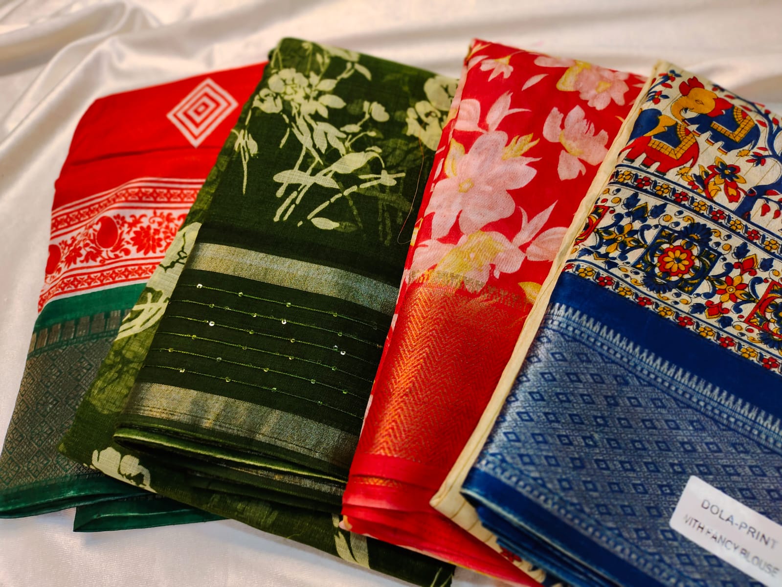 1+3 dola silk saree