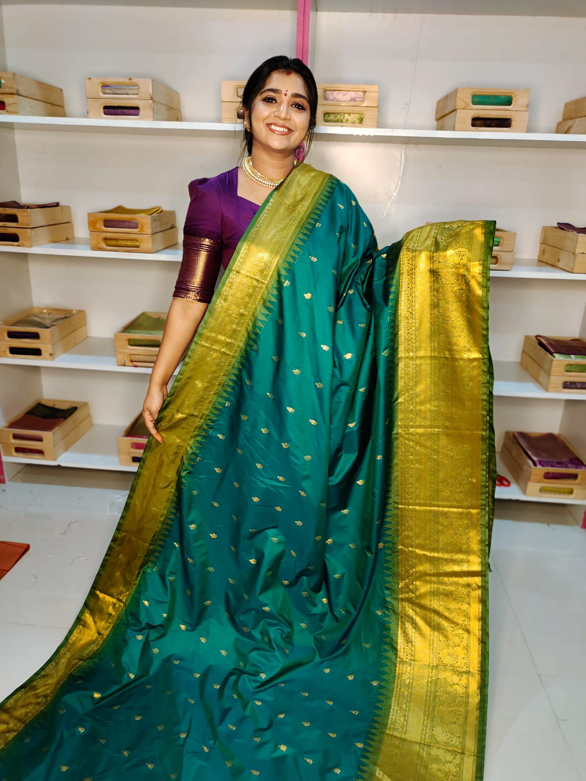 Sravanamasam sale gadwal silk