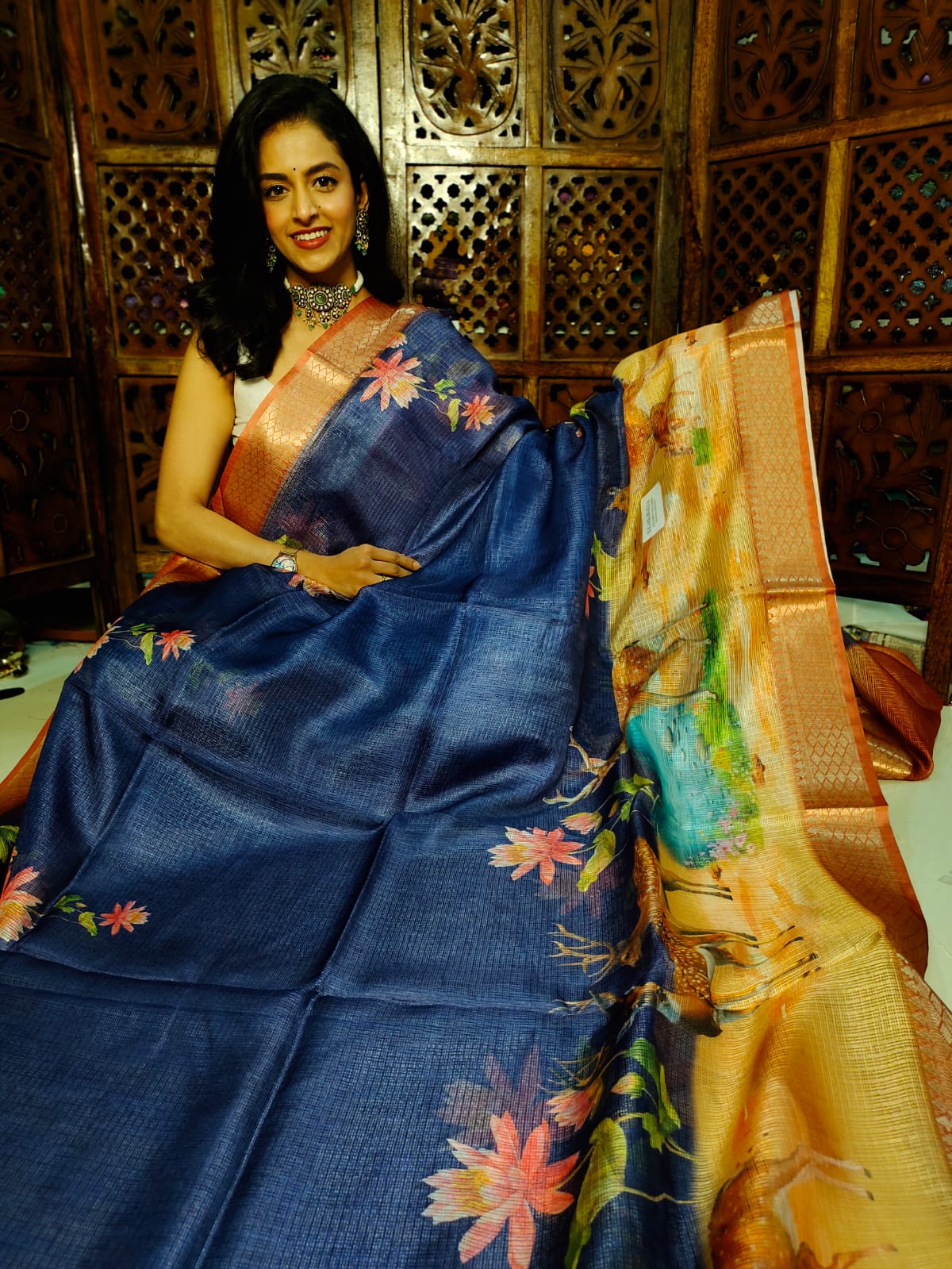 50% offer banarasi silk saree