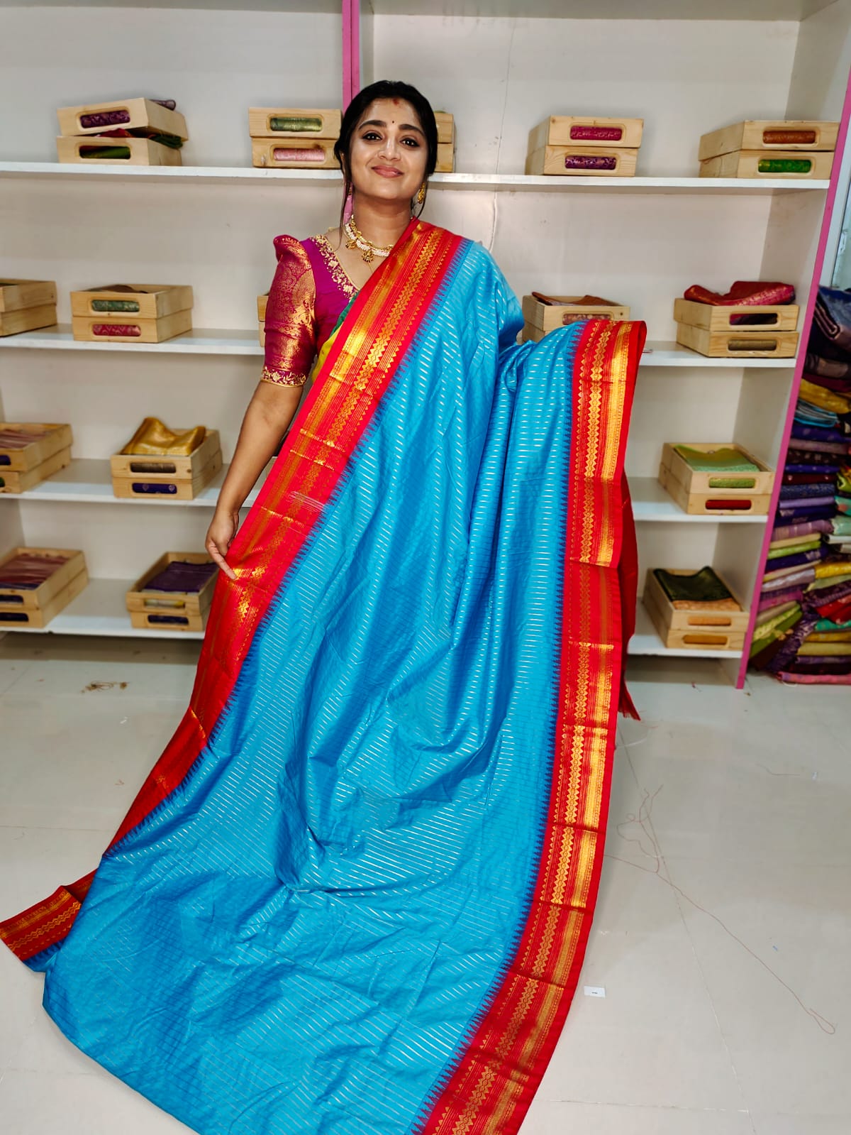 Ashadam sale gadwal silk saree
