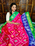 50% offer ikkat pattu sarees 
Silk mark certified