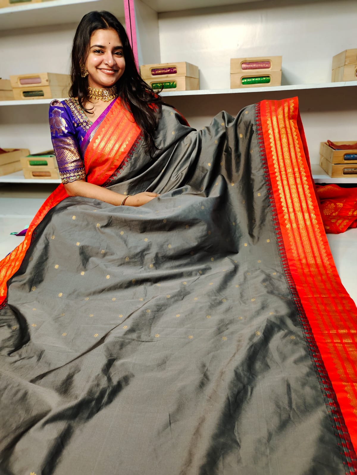 50% offer gadwal silk saree