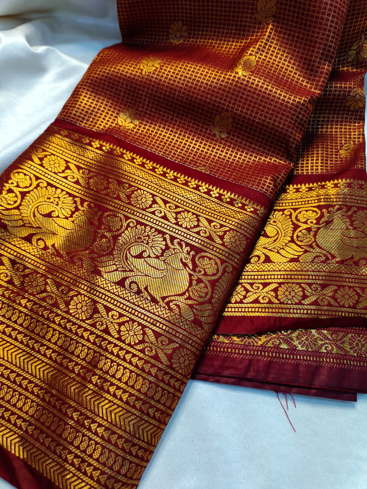 Vintage gadwal sarees