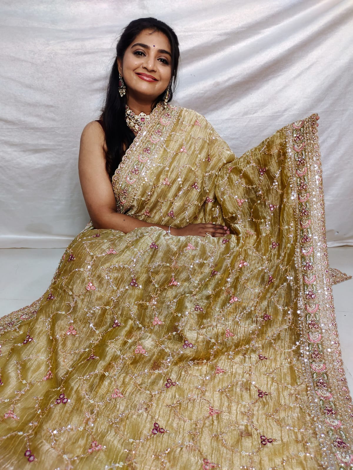 Cocktail fancy saree