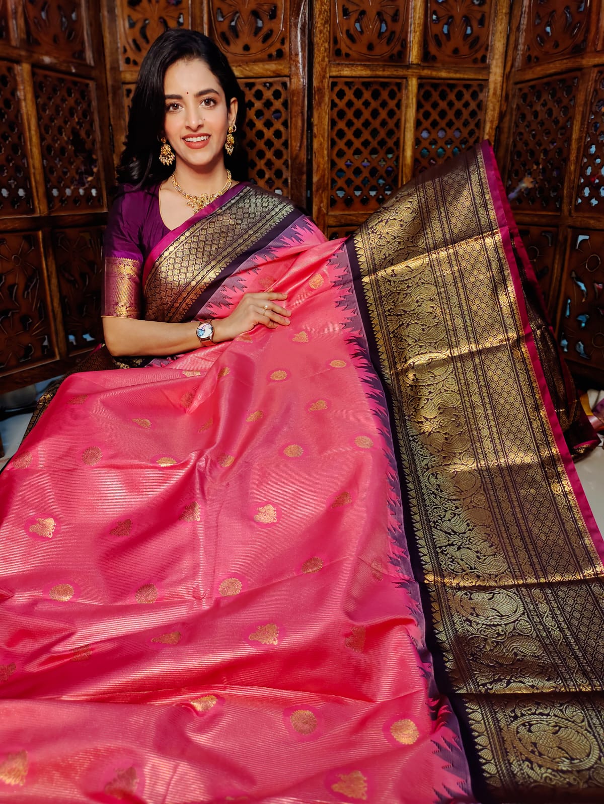 60% offer gadwal silk sarees