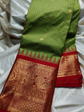 Ashadam gadwal silk saree