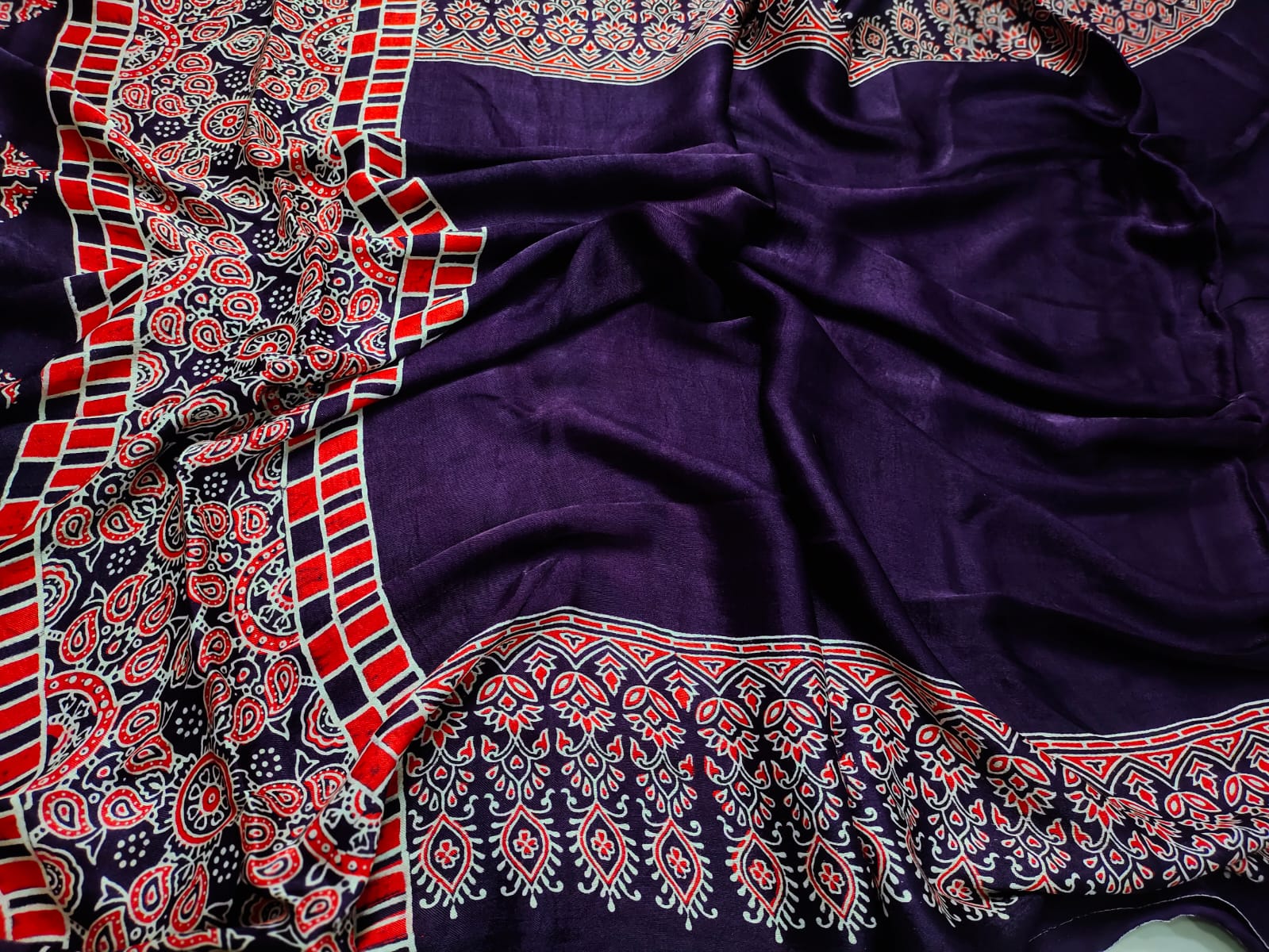 Ajrak sarees